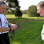 Gary Brett with then Minister for Racing and Victorian Premier, Denis Napthine