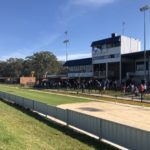 The Richmond GRC grandstand.