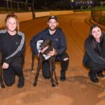 Warrnambool Cup placegetter Shime Shine (3rd), Qwara Bale (1st) and Yozo Bale (2nd).