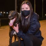 Aston Fastnet with handler Holly Thompson.