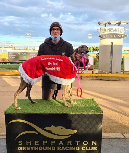 Rapid Reiko after winning the Alec Reid Memorial.