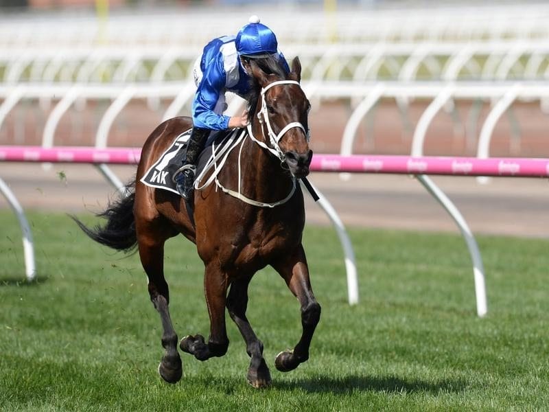 Jockey Hugh Bowman on Winx