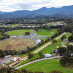 Birds eye view of Healesville