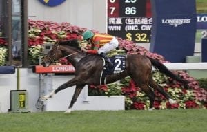 Maurice winning the 2016 G1 Hong Kong Gold Cup