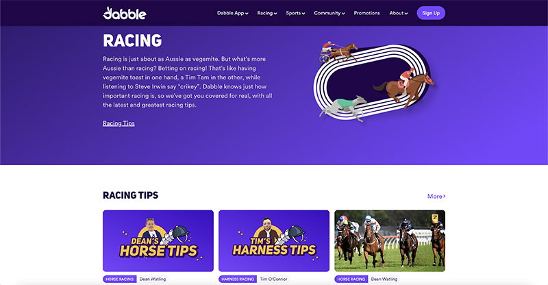 Dabble horse racing bonus codes 