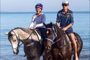 Tom Logan celebrated first winning double on Saturday at Darwin