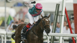 Frankie Dettori wins Oaks at Epsom