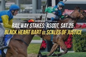 Railway Stakes Black Heart Bart vs. Scales Of Justice betting