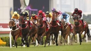 Mr Stunning winning the G2 Jockey Club Sprint