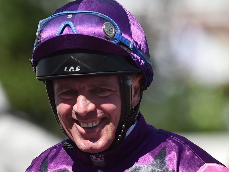 Darren Gauci smiles as he returns to scale