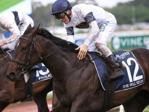 Golden Slipper winner She Will Reign over injury scare