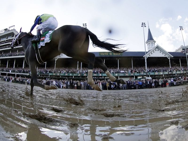 John Velazquez rides Always Dreaming to victory