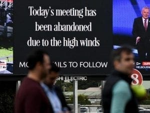 Wind forces early end to Caulfield meeting