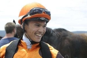 Apprentice jockey Matt McGillivray at Goulburn