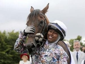 Khadijah Mellah makes history at Goodwood