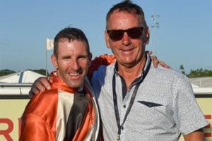 Neil Dyer, Aaron Sweeney after Darwin win