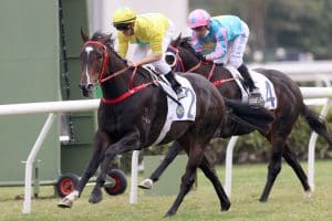 Lucky Sweynesse surges to Group 3 triumph for Manfred Man